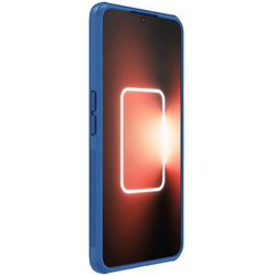 Противоударный чехол синего цвета от Nillkin для Realme GT Neo 5, серия Super Frosted Shield Pro (усиленная двухкомпонентная структура)