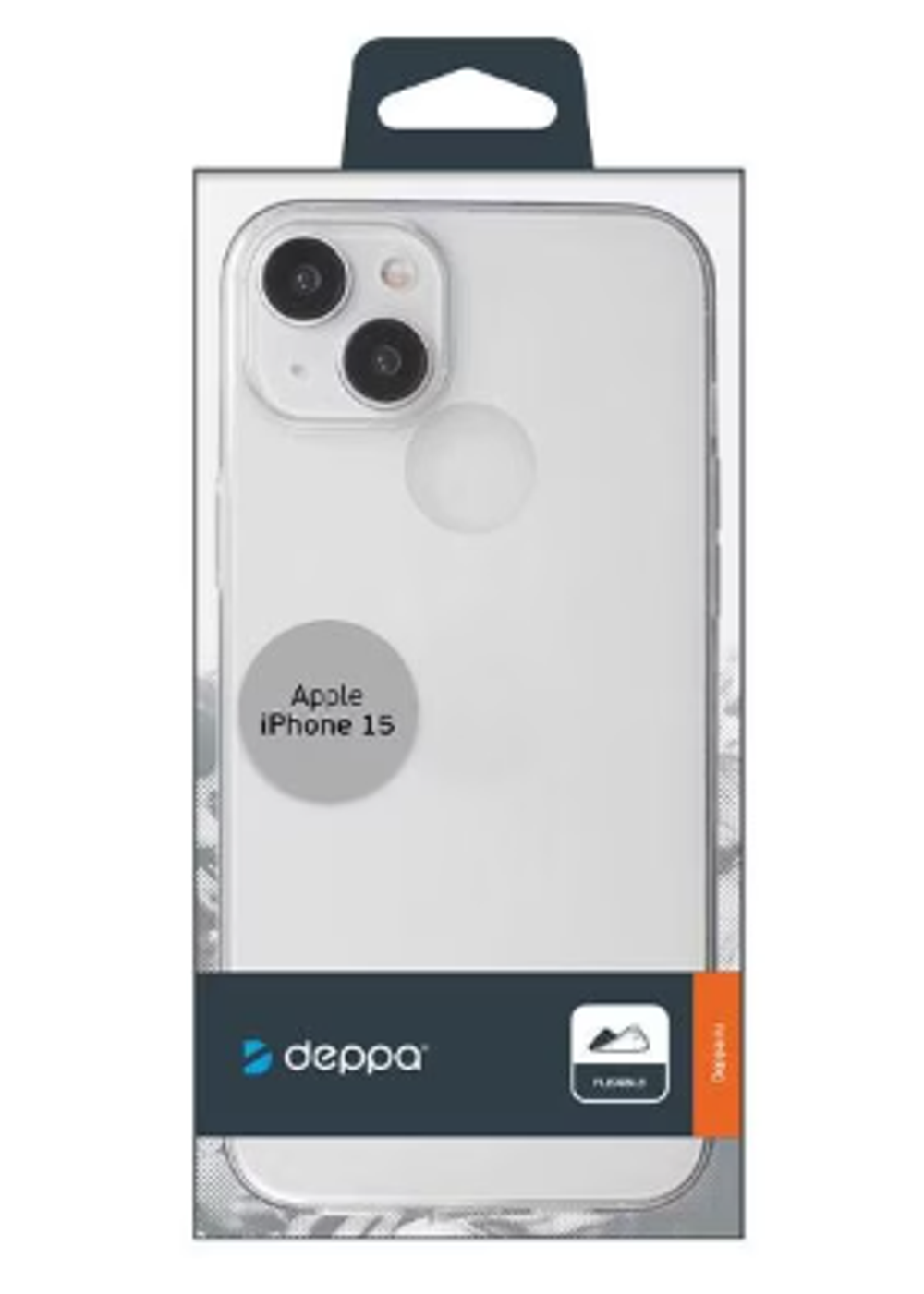Чехол-накладка Deppa Gel Case (D-88400) для iPhone 15 силиконовый (прозрачный)