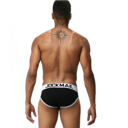 Мужские трусы брифы черные JOCKMAIL JM2041-2
