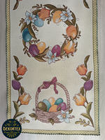 Гобеленовая столешница Пасхальная 46х102