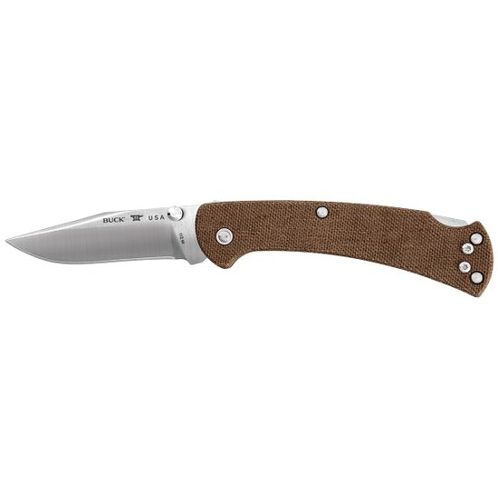 Складной нож BUCK 0112BRS6 112 Slim Knife Pro c клинком из стали CPM-S30V, рукоять микарта