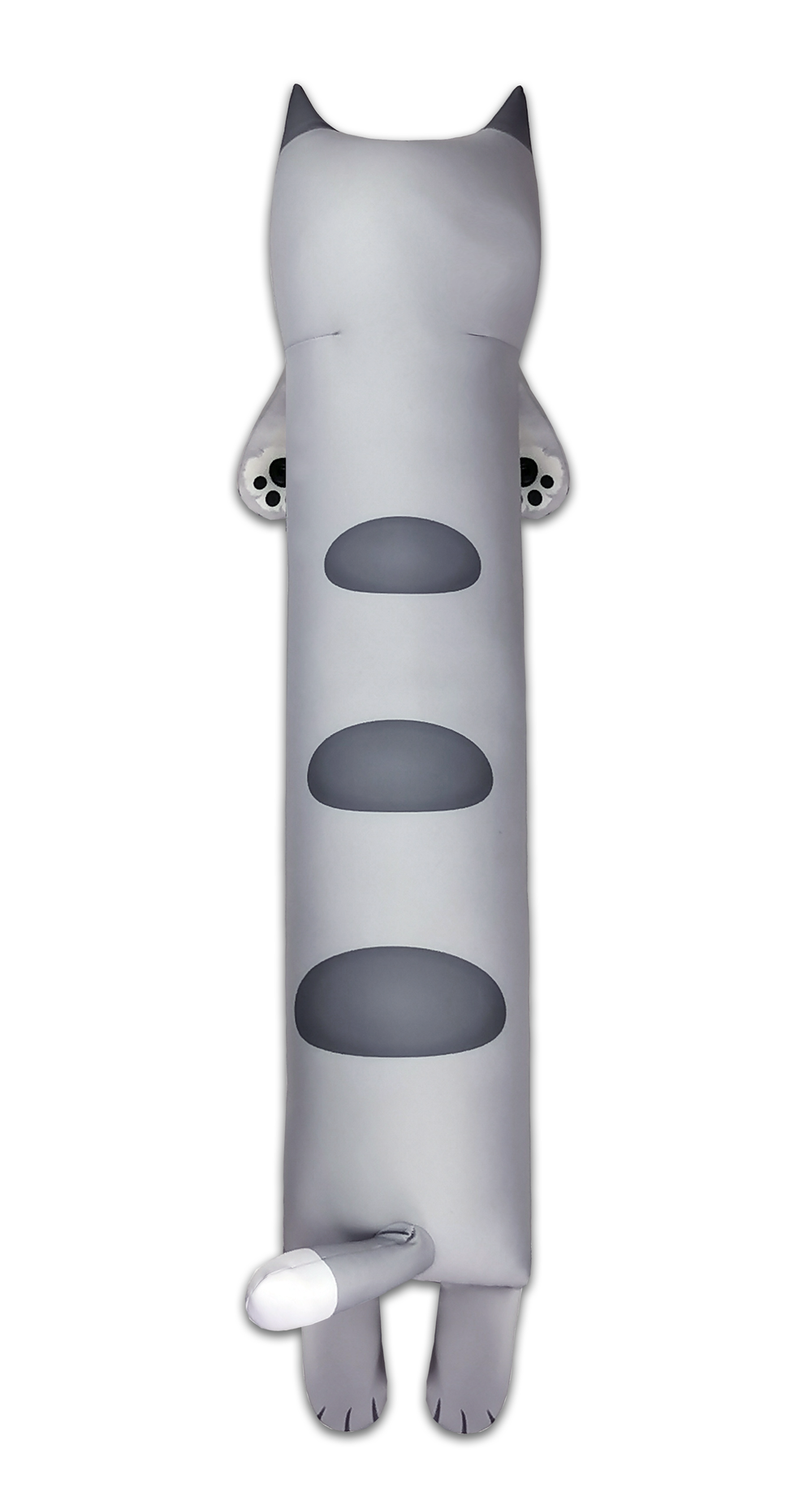 Подушка-подголовник Котик антистресс серый