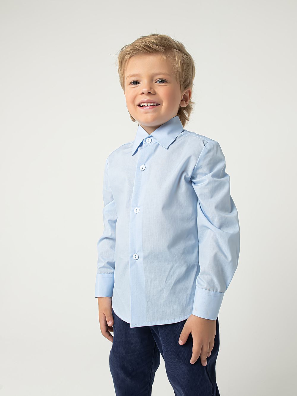 Рубашка классическая "Небо"