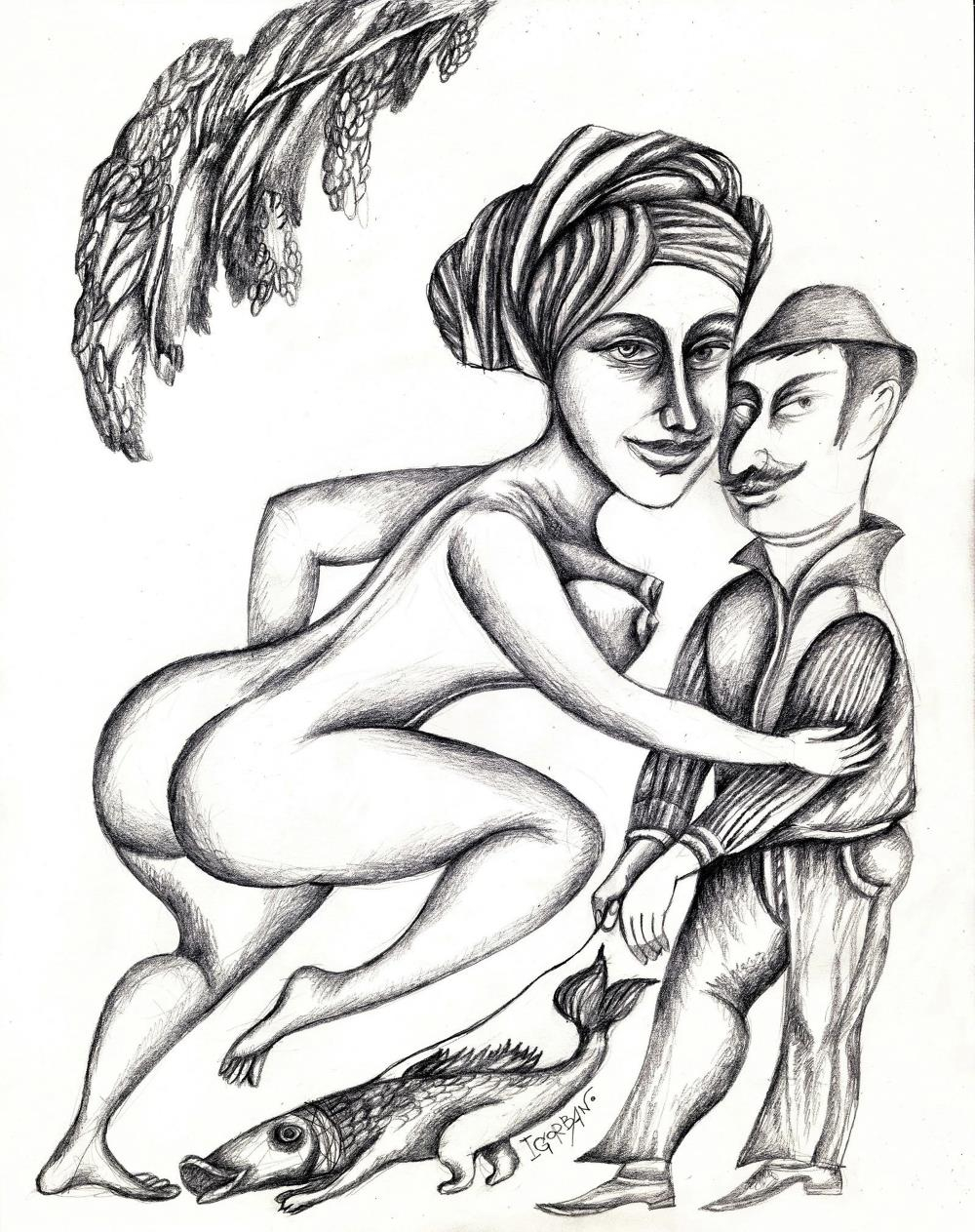 Горбань Игорь (род. 1957) - эротическое искусство русского художника