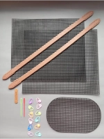 набор для сумки пластиковая канва и фурнитура