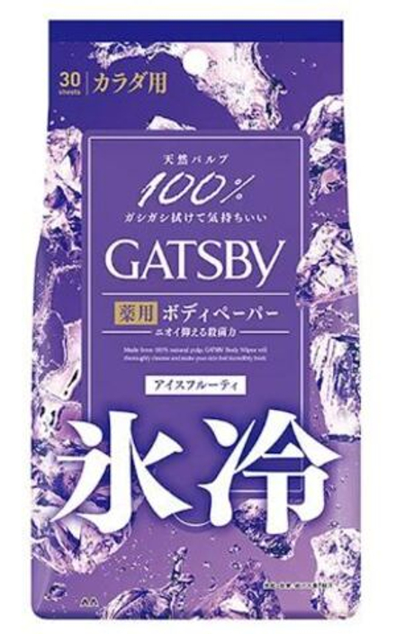 Дезодорирующие и освежающие салфетки Gatsby Ice