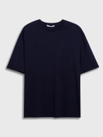 Футболка мужская летняя повседневная однотонная хлопок