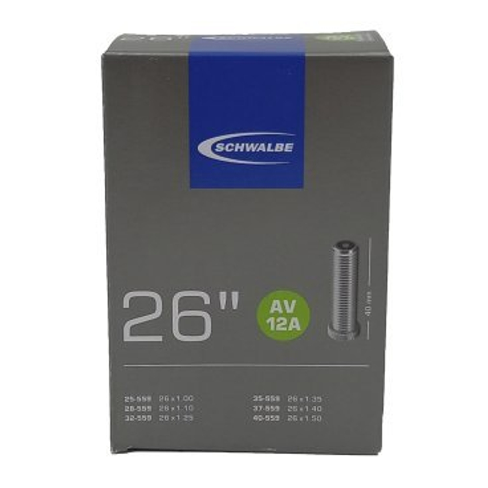 Камера 26" авто 05-10432340 AV12A 26х1.00-1.50 (25/40-559) IB AGV 40mm SCHWALBE