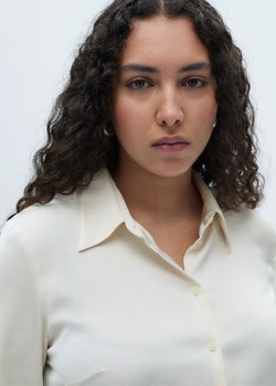 Струящаяся рубашка с атласным блеском