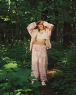 Топ One Two Raglan Crop Duo Tofu & Crystal Rose