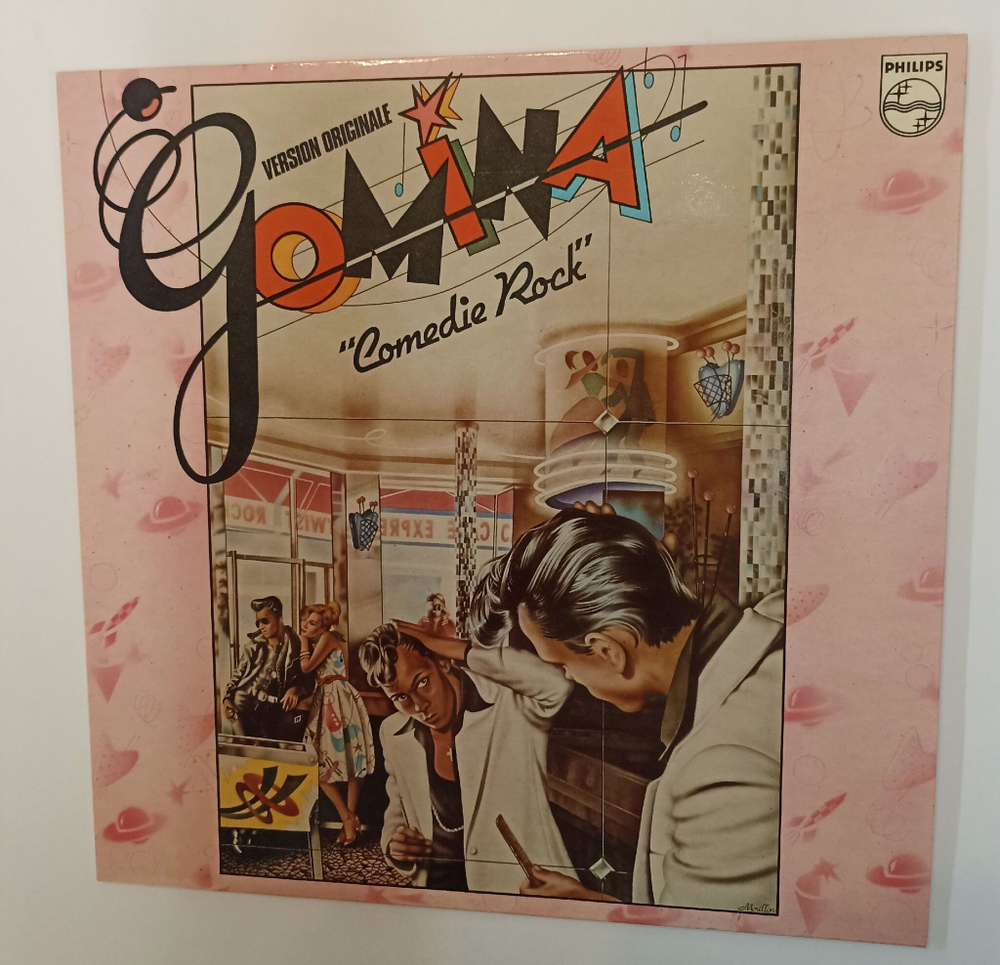 Винтажная виниловая пластинка LP Gomina Comedie Rock (France 1974)