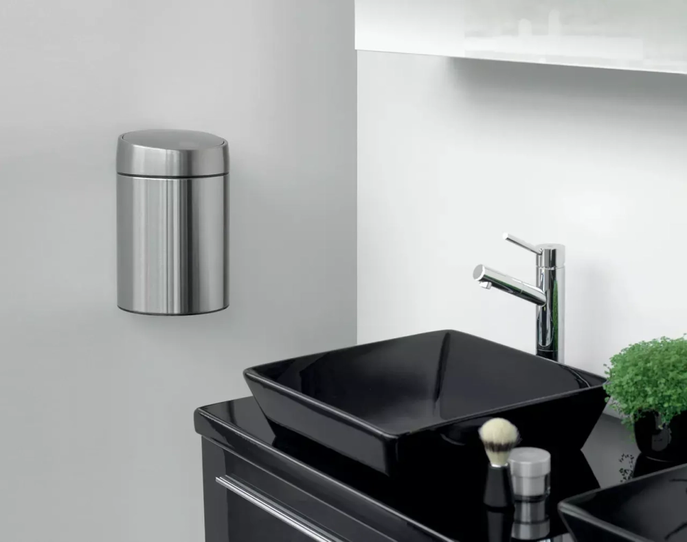 Brabantia - Контейнер для мусора Slide Bin 5л, матовая сталь / артикул   477546  / GTIN 8710755477546