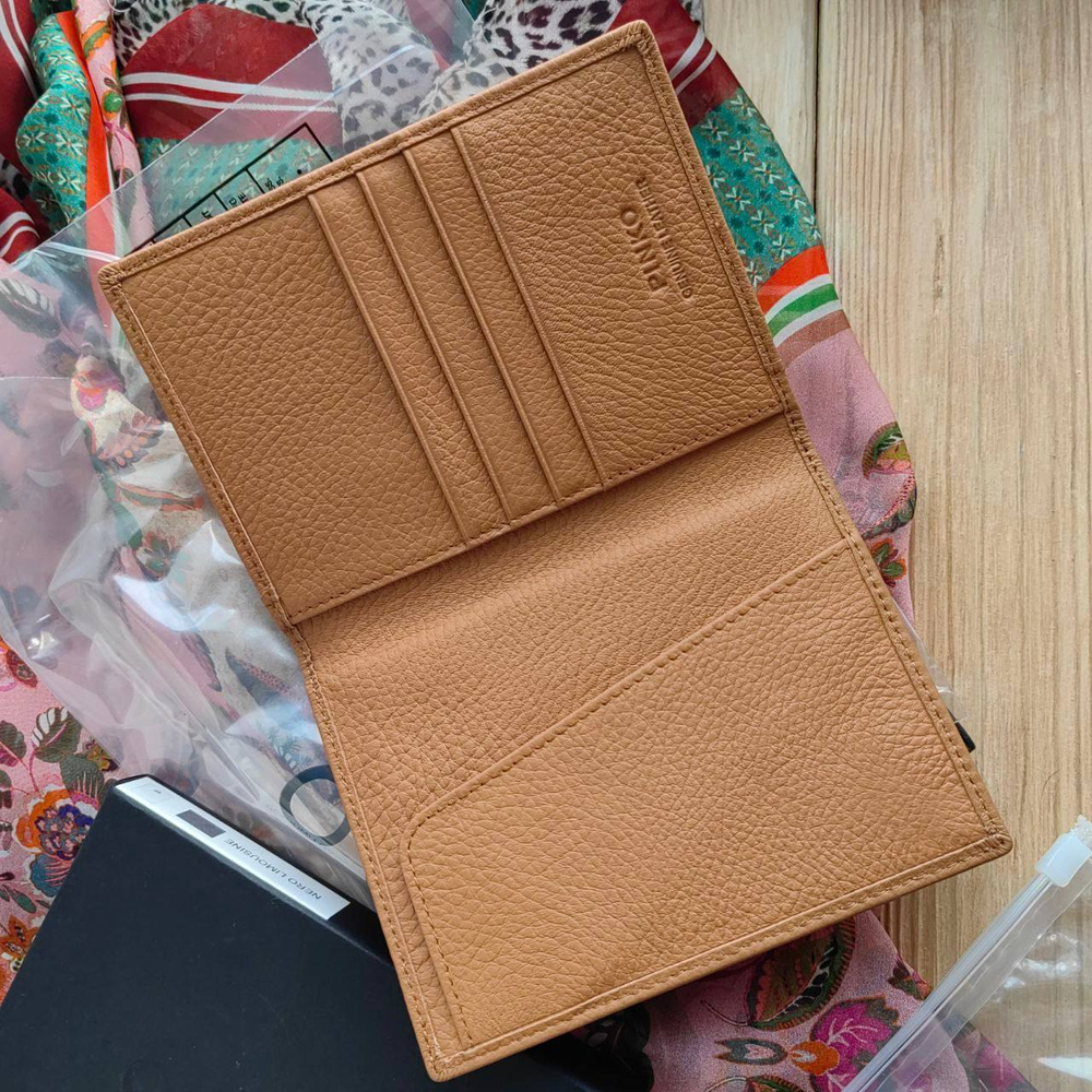 Обложка из натуральной кожи Pinko коричневая
