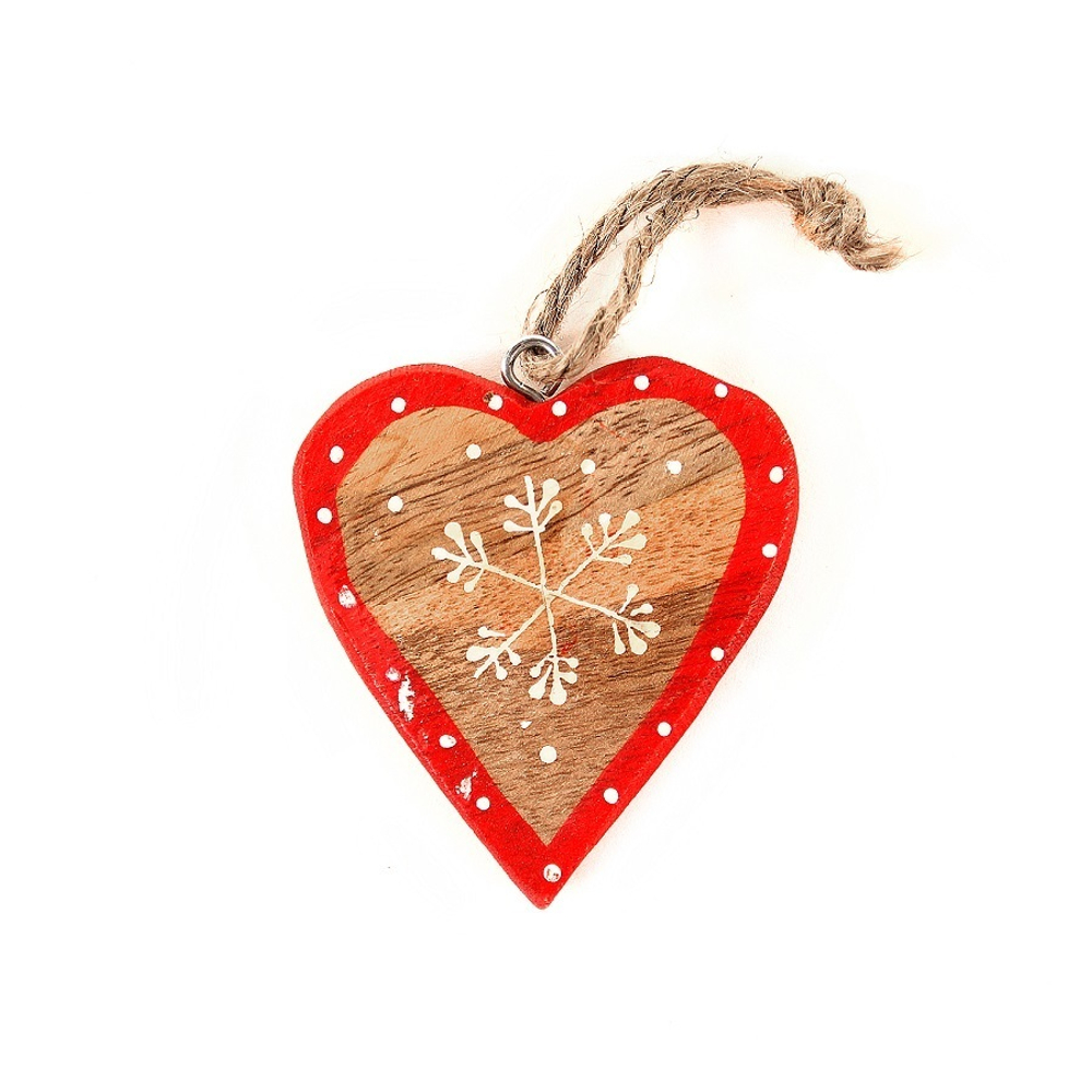 Украшения подвесные stars/trees/hearts, деревянные, в подарочной коробке, 12 шт.