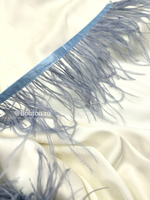 Перо пыльно-голубое