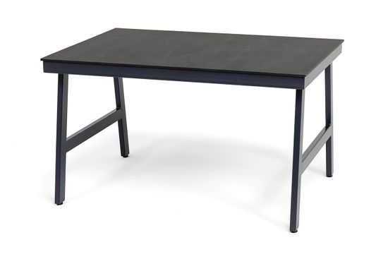"Рио" стол из HPL 130х90см, цвет столешницы "серый гранит"