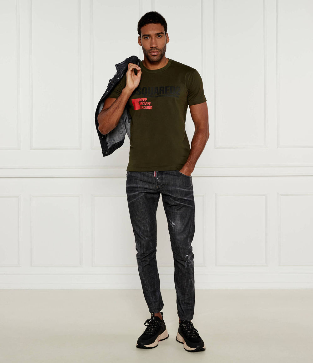 Футболка Dsquared2 - хаки(S71GD1462 S24662)