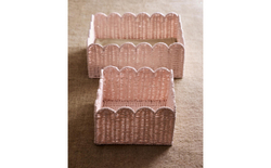 Zara Home Корзина из плетёной бумаги, цвет бежевый, 24 см