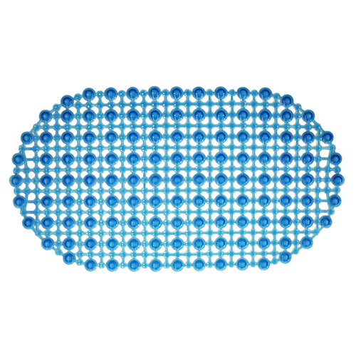 Коврик 65х36 на присосках "Комфорт" синий