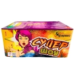 Батарея салютов Супер шоу (TKB503) от ТК сервис, 108 выстрелов, 25 мм