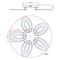 Потолочная светодиодная люстра Escada Air 10211/5LED