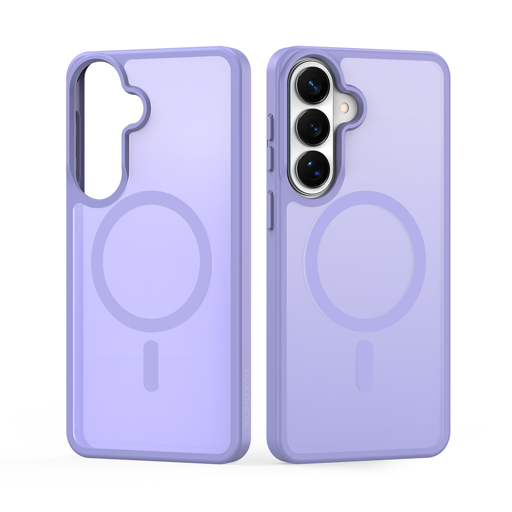 Чехол светло-фиолетового цвета с MagSafe для Samsung Galaxy S26+ Плюс, серия Yind Series от Dux Ducis