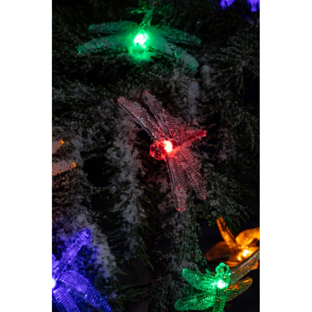 Садовая гирлянда ЭРА ERASF22-16 Стрекоза на солнечной батарее 5,8 м