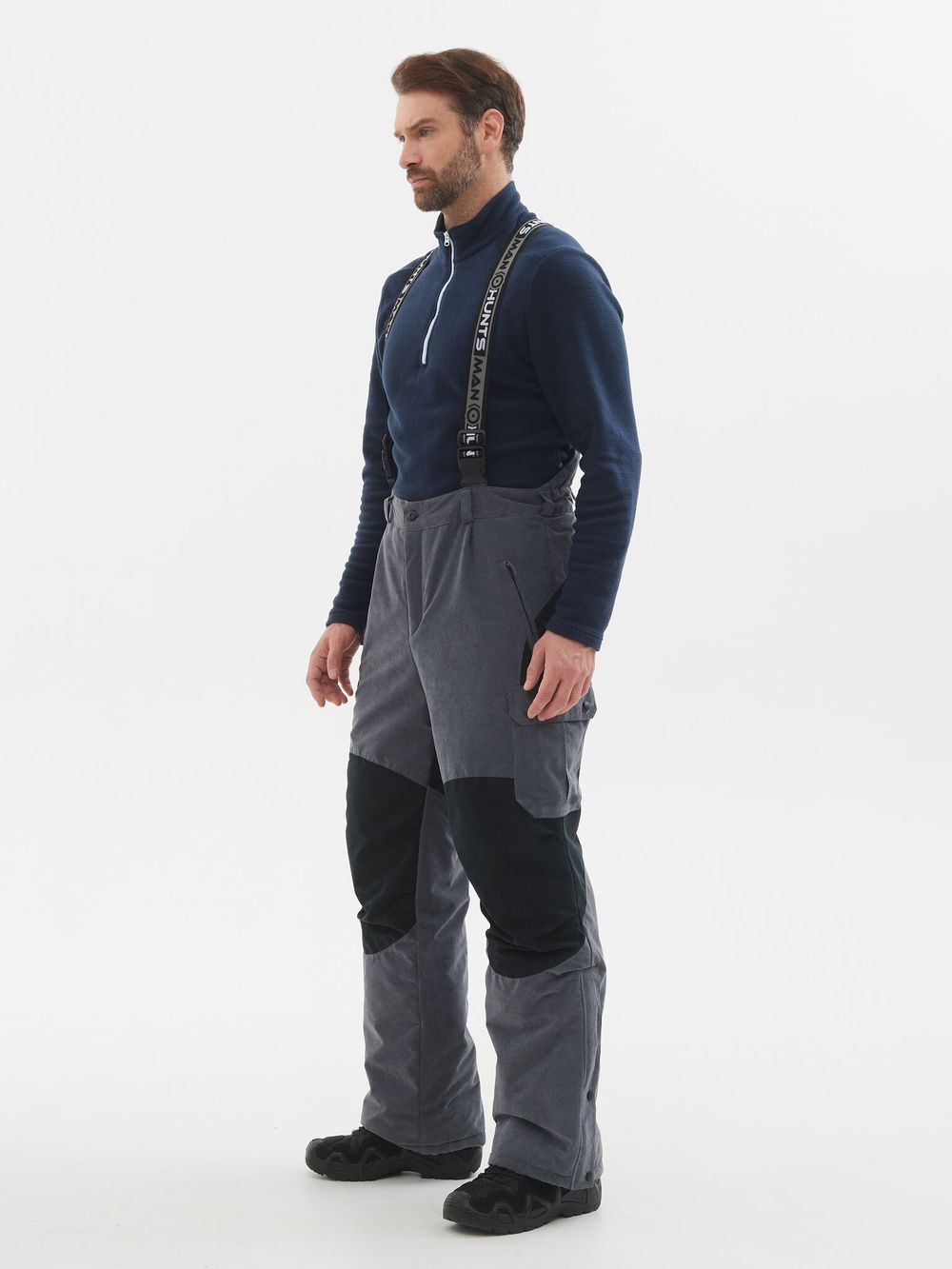 Костюм зимний Канада ткань Финляндия цвет Серый/Черный Костюм зимний Канада ткань Финляндия цвет Серый/Черный