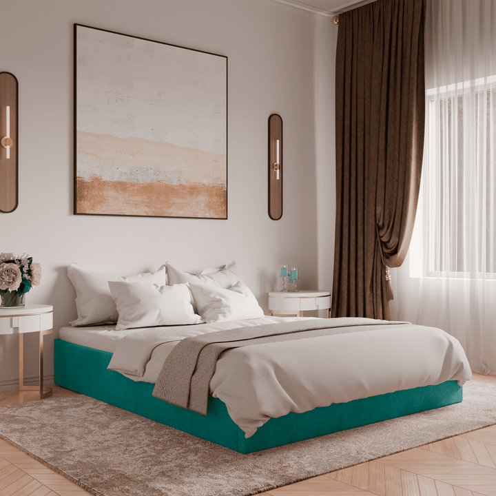 Двуспальная кровать с настилом Бокс, 140х200