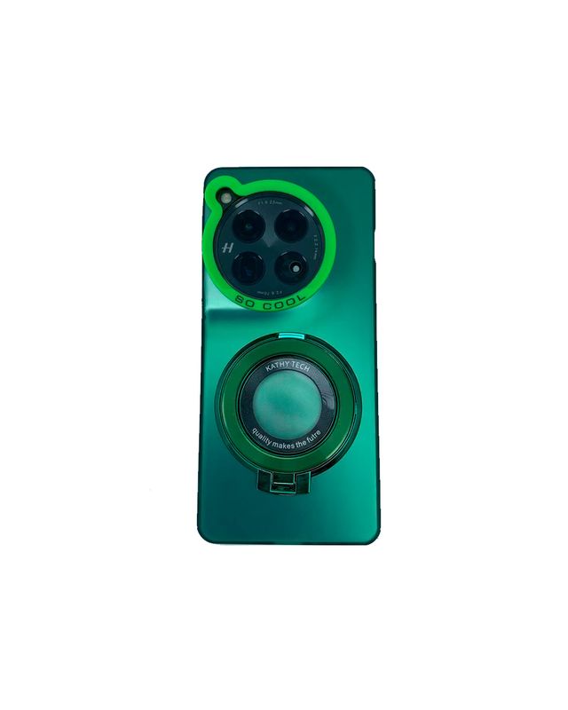 Защитный чехол для Oneplus 12 с держателем (Green)