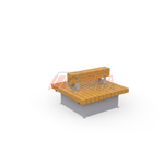 Скамейка Wood 120х120