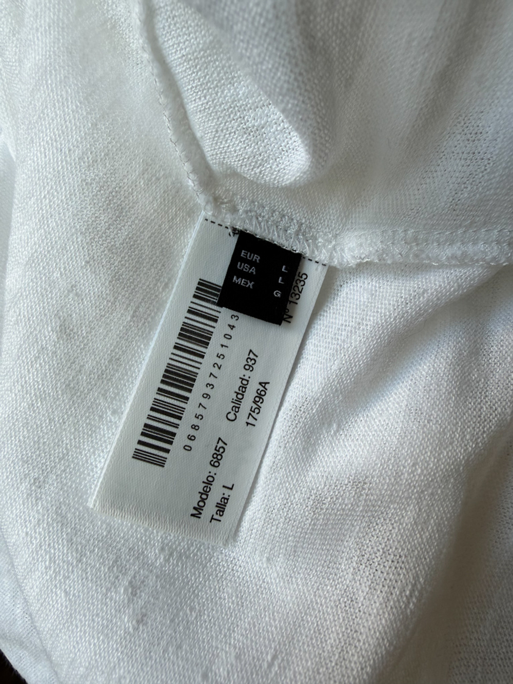 Льняная футболка Massimo Dutti, L