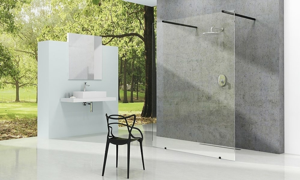 Душевая перегородка Ravak Walk-In Free 160 GW9FS0C00Z1 профиль Хром стекло Transparent