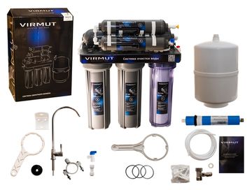 Фильтр для воды обратного осмоса с минерализатором VIRMUT ОСМО 6 Профи