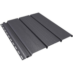 Софит U-Plast частично перфорированный (Графит) 3х0,3 м 0,9 м2