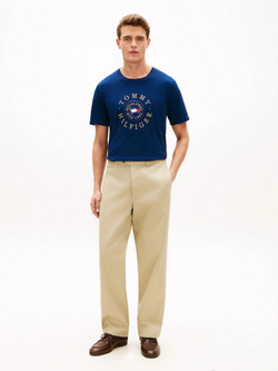 Футболка Tommy Hilfiger Circle Flag Logo Light Navy