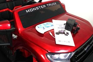 Детский электромобиль FORD RANGER MONSTER TRUCK 4WD DK-MT550 Красный