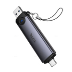 Hoco HB56 Victory USB/Type-C 3-в-1 кард ридер