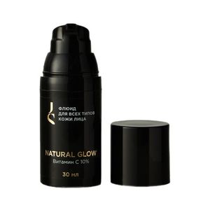 Флюид для всех типов кожи лица NATURAL GLOW с витамином С 30 мл (Jurassic Spa)