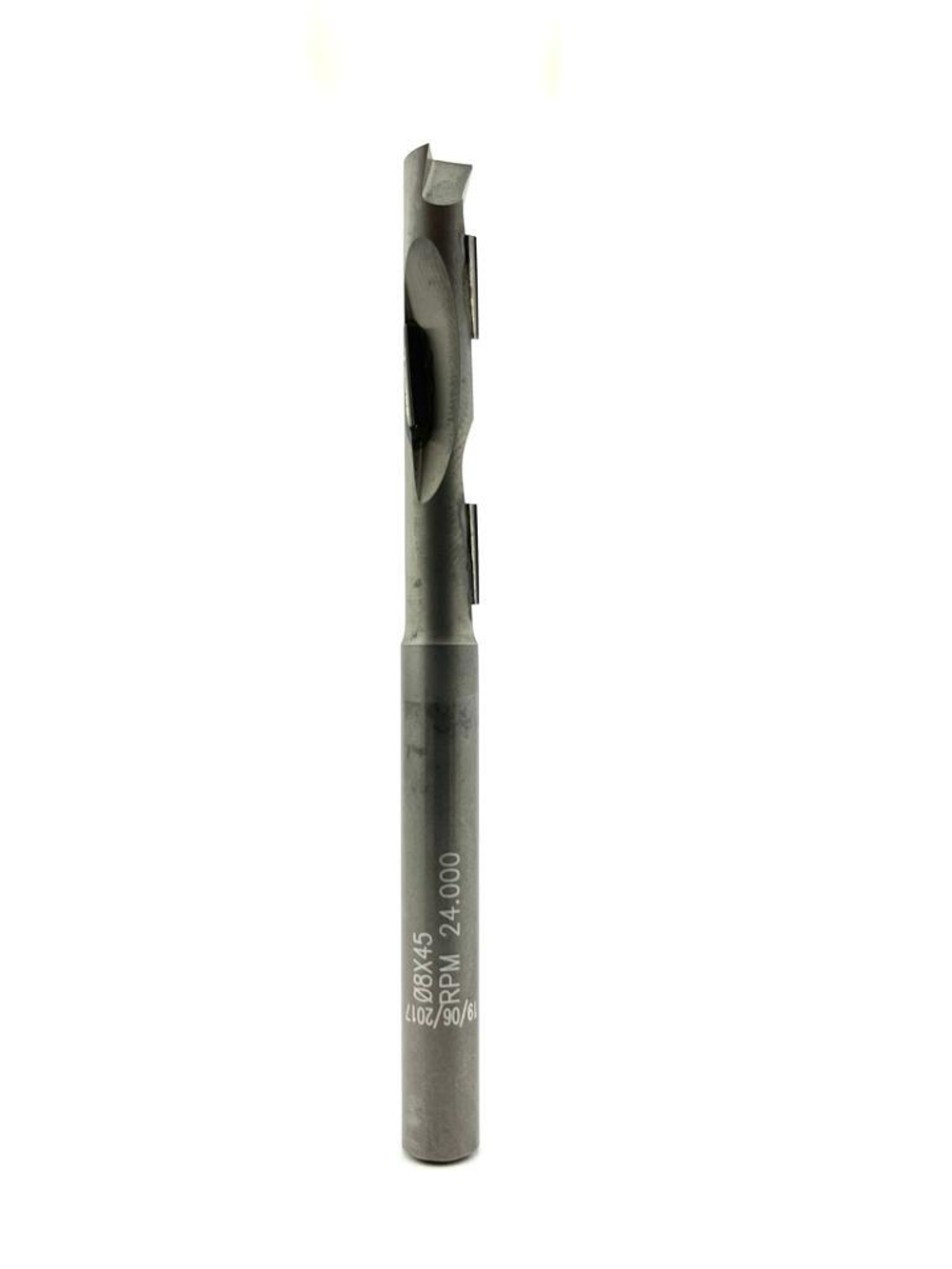 PCD фреза D.8x45 S.8x50 Z=5+1 RH (TRIAMET BODY)