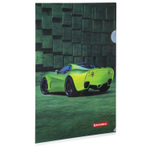 Папка-уголок BRAUBERG "SPORT CAR" А4 150 мкм цветная печать (12 штук в упаковке)