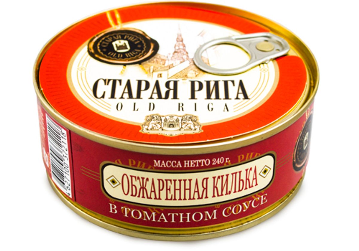 Килька балтийская обжаренная "Старая Рига", 240г