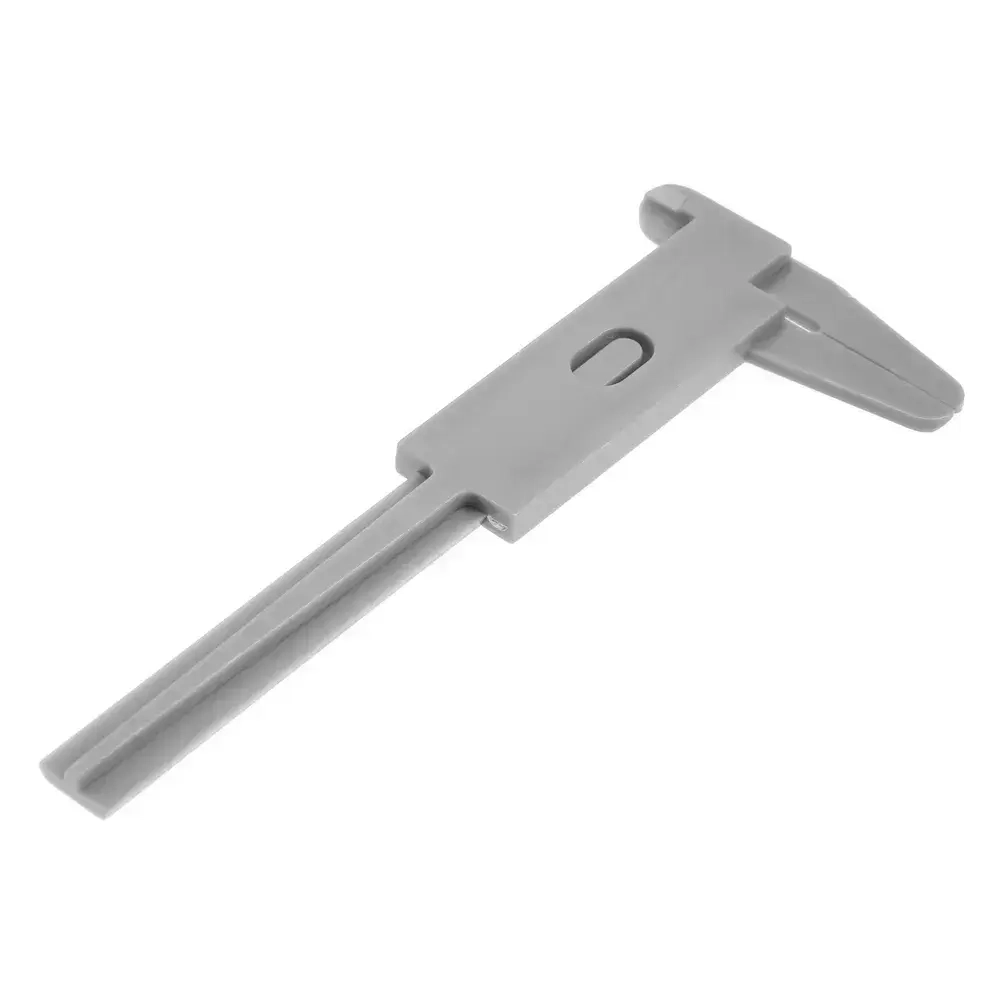 Штангенциркуль ЛОМ, с глубинометром, цена деления 0.05 мм, пластиковый, 80 мм