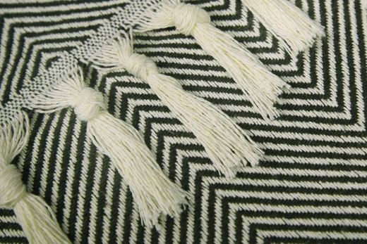 Плед-покрывало из хлопка "Venera", Ёлочка, цвет Коричневый