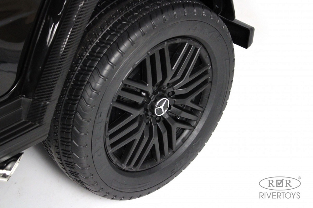 Детский электромобиль RiverToys Mercedes Benz G63 Y777YY BLACK-GLANEC/черный глянец