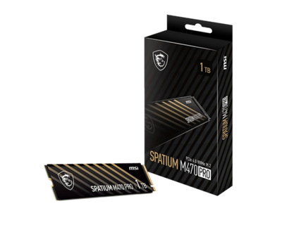 Твердотельный накопитель 1000Gb SSD MSI SPATIUM M470 PRO PCIe 4.0 NVMe M.2 1TB R6000Mb/s W4500MB/s