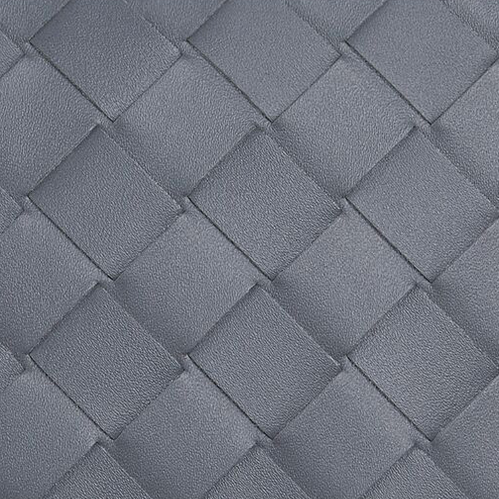 Bottega Veneta Intrecciato Calfskin Bill Organizer Wallet Men"s Gray