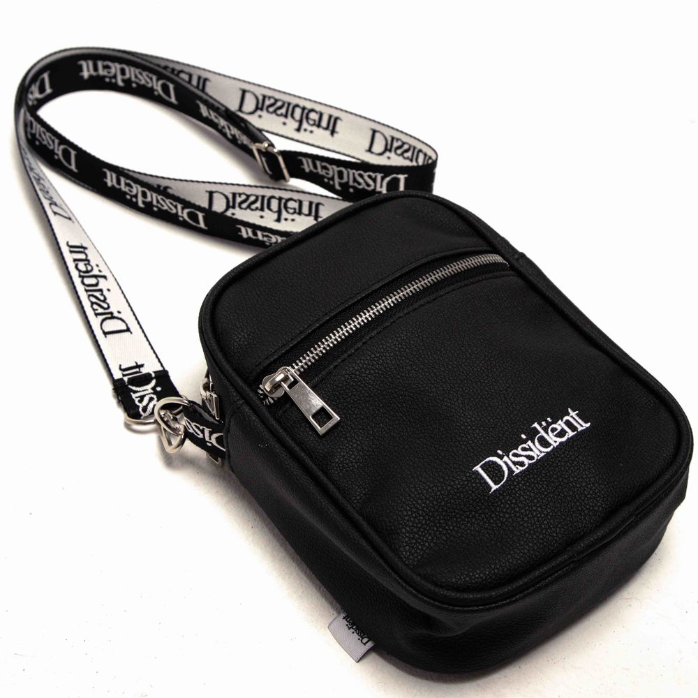 Купить Сумка Dissident OG Logo Faux Leather черная Сумка Dissident OG Logo Faux Leather черная