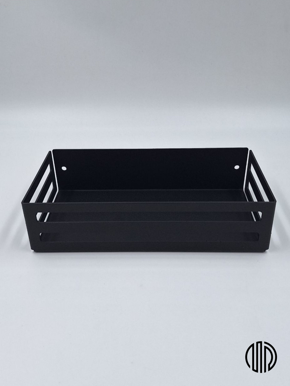 Полка в ванную, полка на кухню, полка в прихожую, цвет черный, размер 20х10х5см