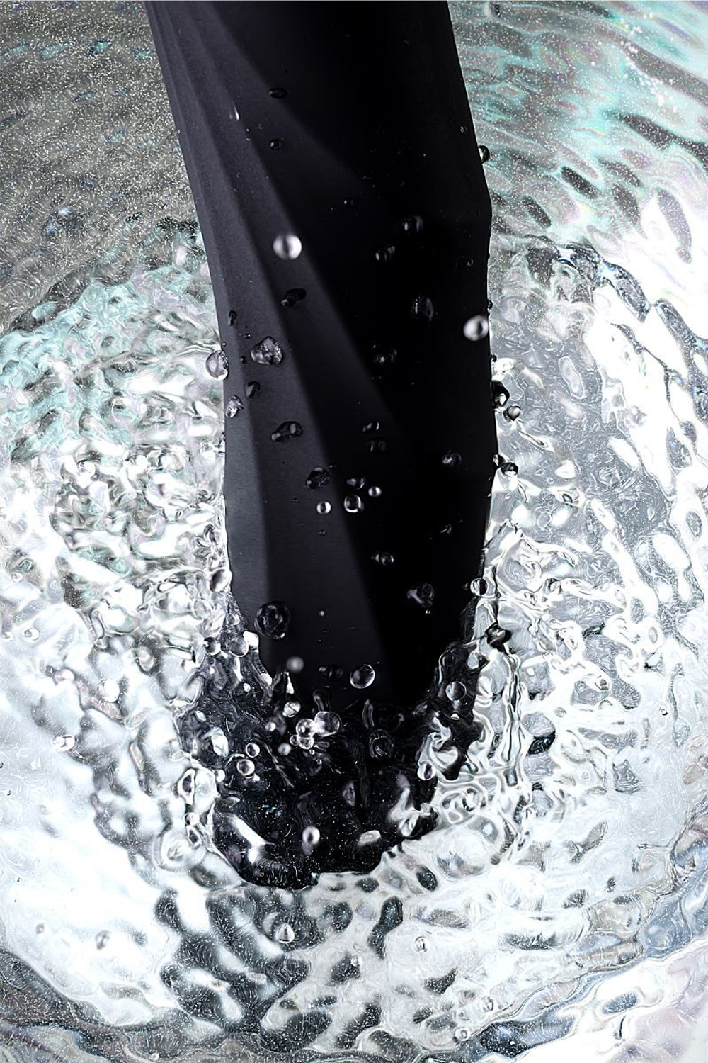 Вибратор-ротатор WANAME Tornado - 25 см. (Цвет: черный)